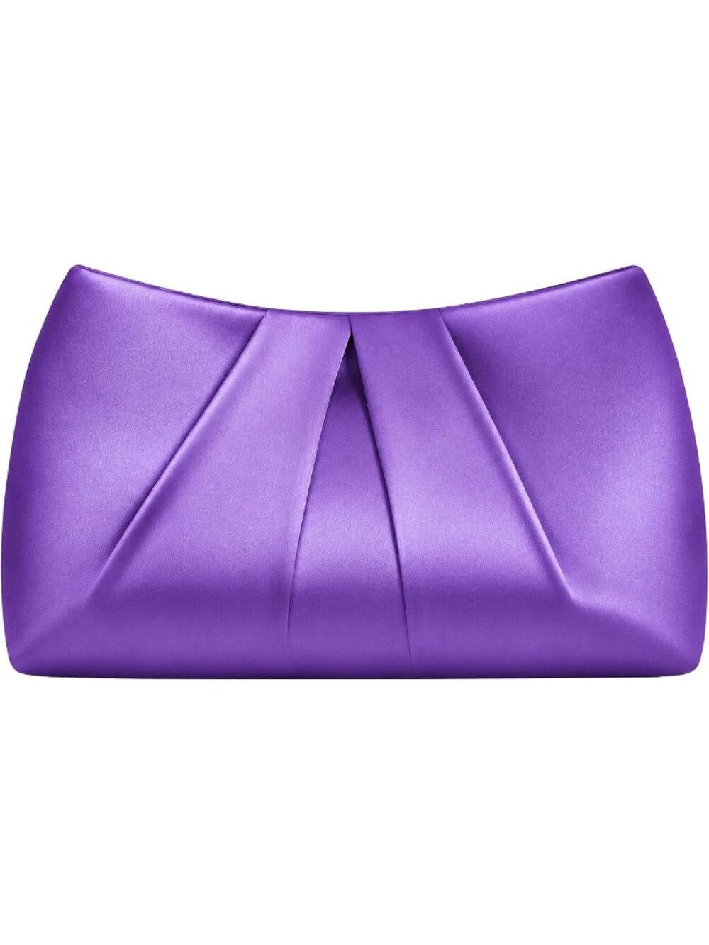 〽️Women's Purple Pearl Bride Luxury Wedding Prom Formal Evening Clutch Purse Bag